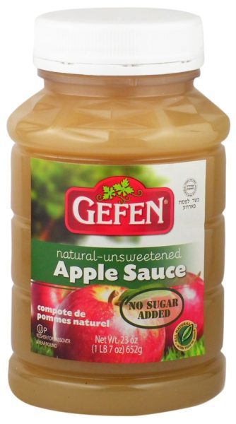 Unsweetened Apple Sauce Small 'Gefen'