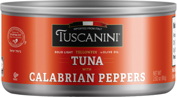 Tuna Solid Light Steak In Oil W/Calabrian Pepper Can 'Tuscanini' NETT!