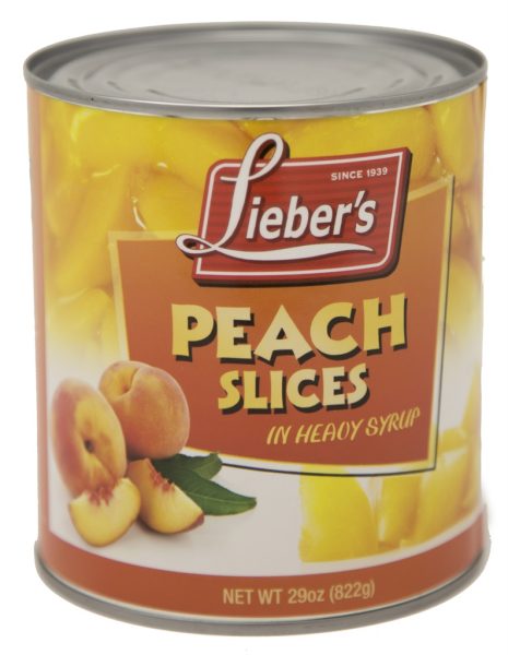 Peach Slices Tinned 'Liebers'