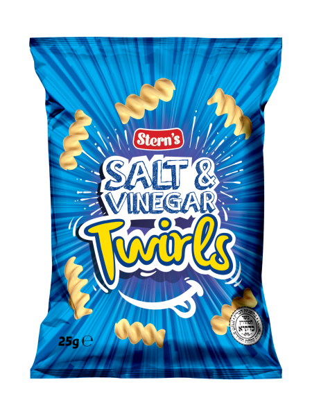 Twirls Salt & Vinegar Small Pack 'Sterns' NETT!