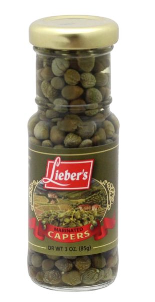 Marinated Capers In Glass Jar 'Liebers'