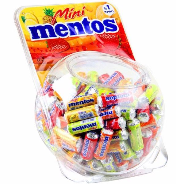 Mini Mentos In Round Cylinder 'Mentos' NETT!