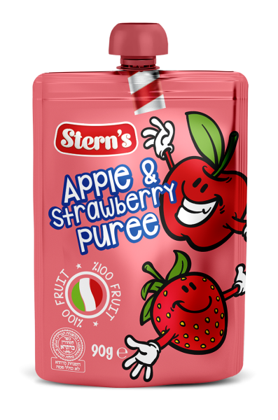 Apple & Strawberry Purée Pouch 'Sterns'