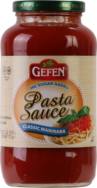 No Sugar Classic Pasta Sauce 'Gefen'