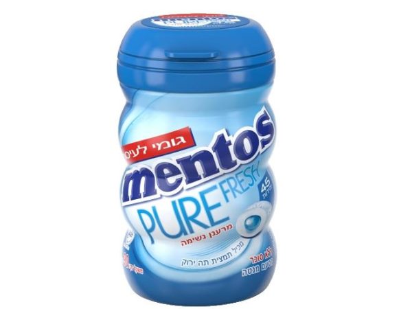 Gum SF Freshmint Curvy Bottle  (Blue) 'Mentos' NETT!