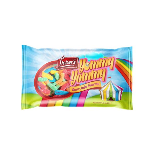 JuJu Worms Sour In LARGE Bag 'Liebers'