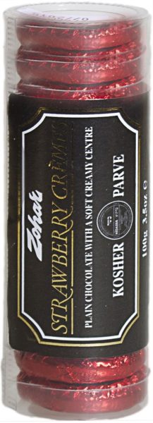 Strawberry Cremes in Tubes 'Zohar' NETT!