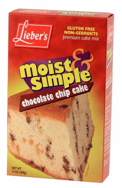 Chocolate Chip Cake Mix / Non Gebrokts 'Liebers'