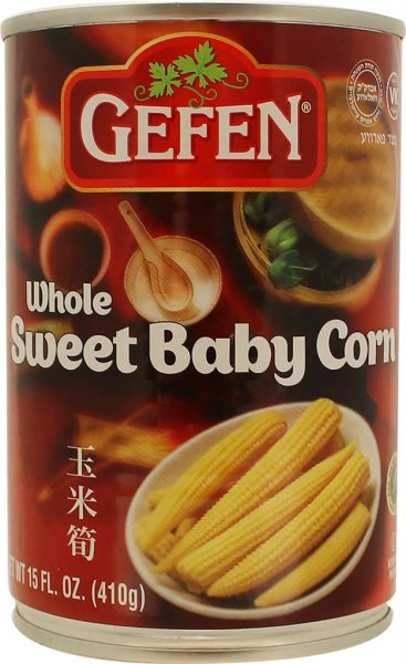 Whole Baby Corn Tinned 'Gefen'