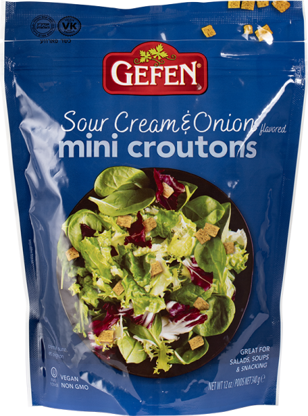 Croutons Mini Sour Cream & Onion 'Gefen'