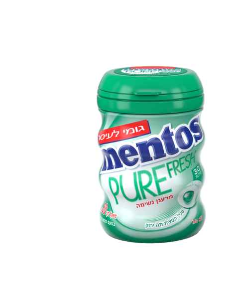 Gum SF Spearmint Curvy Bottle 'Mentos' NETT!