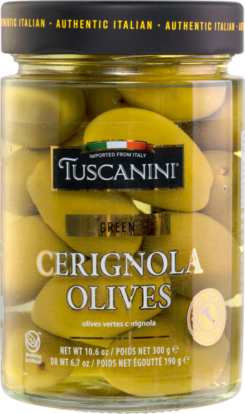 Green Cerignola Olives 'Tuscanini' NETT!