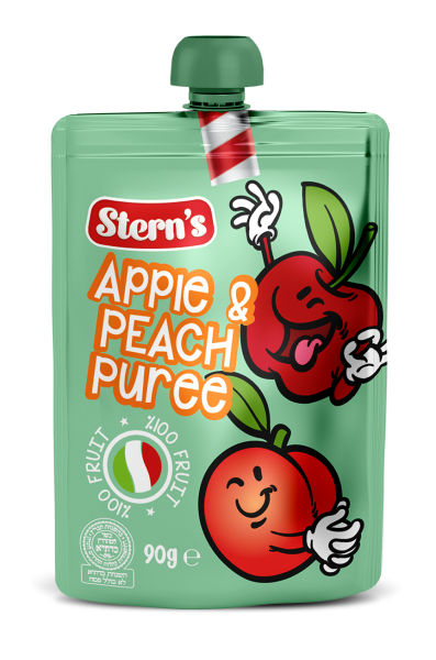 Apple & Peach Purée Pouch 'Sterns'