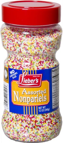 KP Assorted Nonpariels Jar 'Liebers'