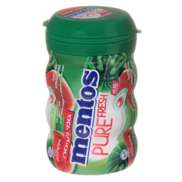 BIG Gum Watermelon Curvy (Green) Bottle 'Mentos' NETT!