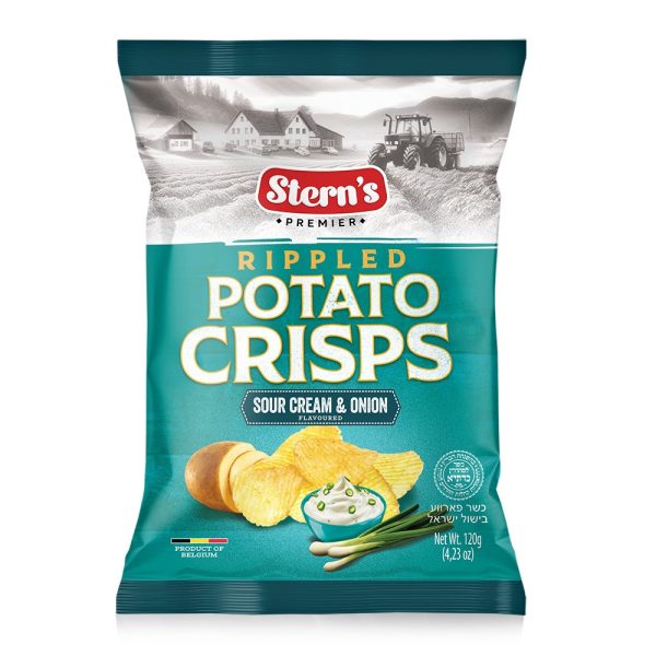 Sour Cream & Onion Rippled Chips Large Pack 'Sterns' NETT!