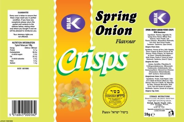 Crisps Spring Onion Flav. 'Kolak' NETT!