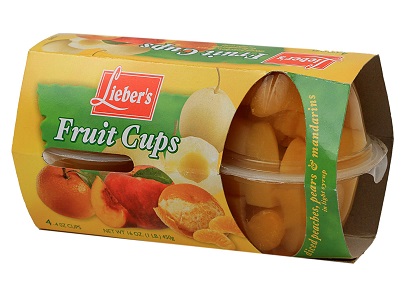 Mini Fruit (Mix) Cups 'Liebers'