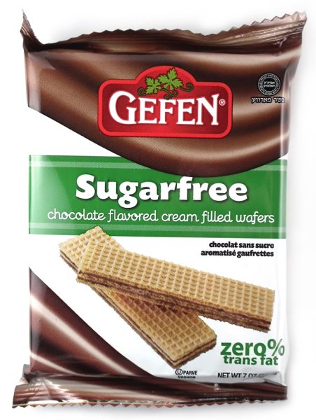Chocolate Sugar-Free Wafers 'Gefen