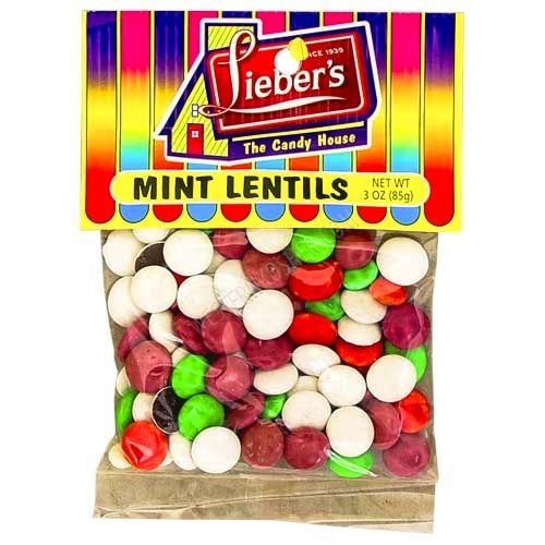 Chocolate Mint Lentils In Hang Bag 'Liebers'