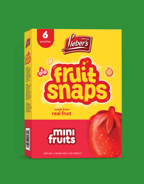 Fruit Snacks (Mini Fruits) In Box 'Liebers'