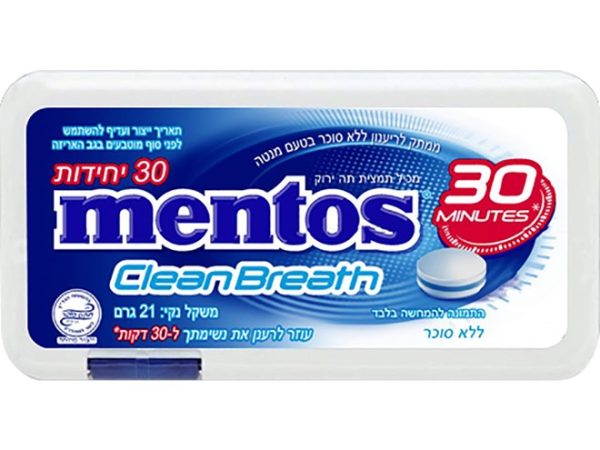 Clean-Breath Mint (BLUE) 'Mentos' NETT!
