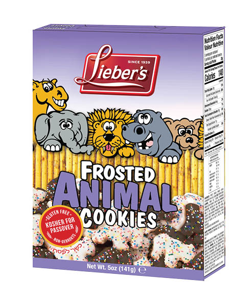 Frosted Animal Cookies 'Liebers'