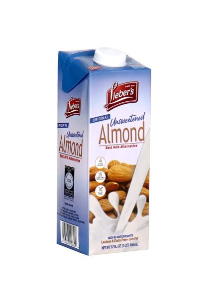 Orig Unsweetened  Almond Milk 'Liebers'