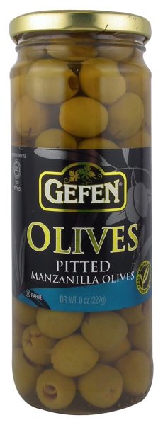 Pitted Olives Jar (8oz) 'Gefen' NETT!
