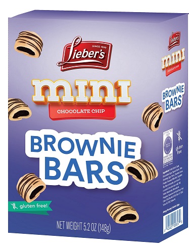 Chocolate Chip Mini Brownie Bars 'Liebers'